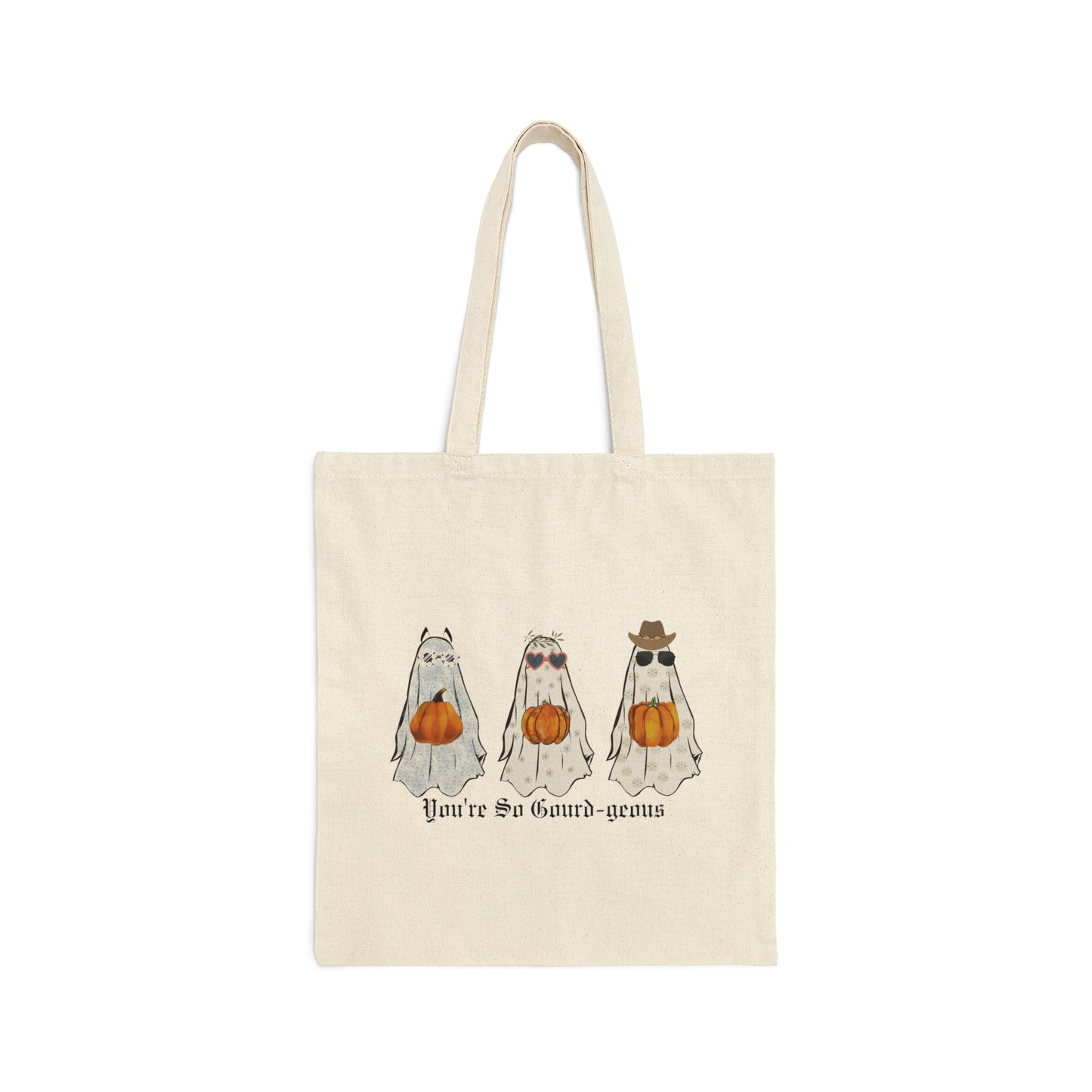 You're So Gourd-geous- Cotton Canvas Tote Bag