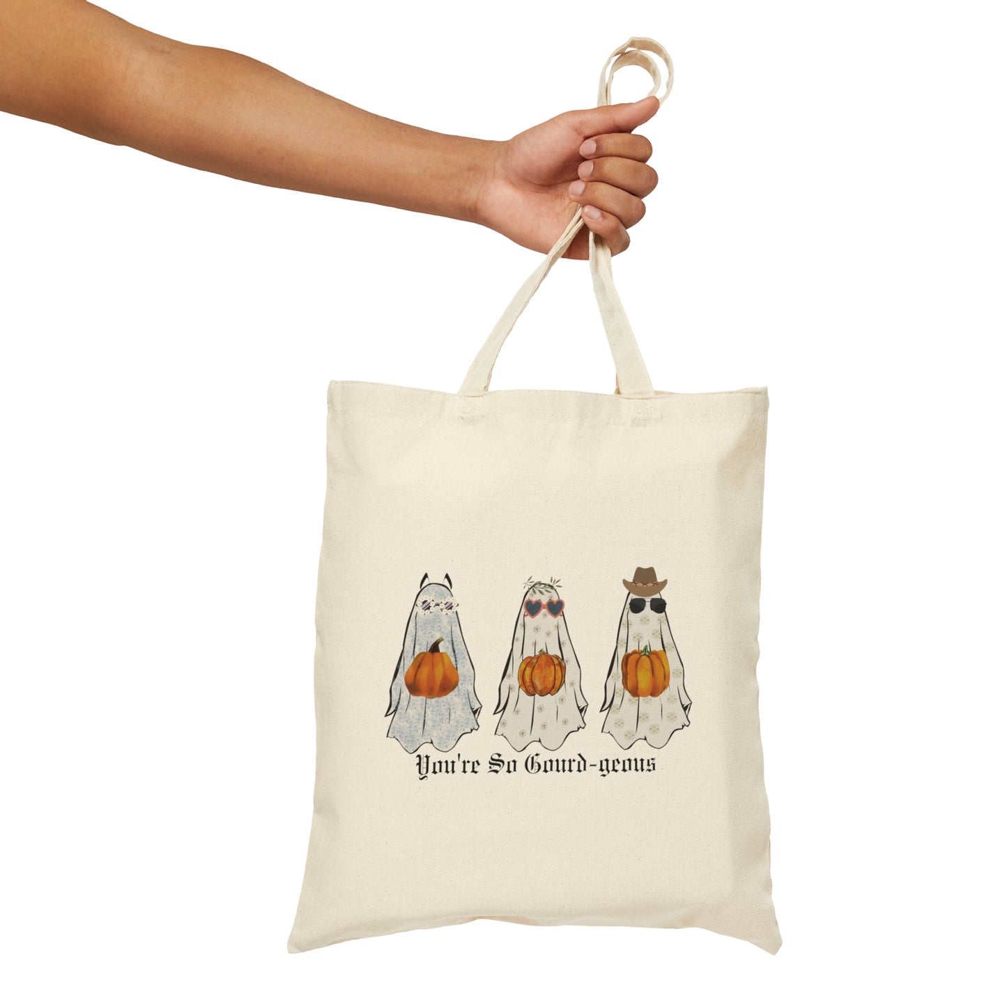 You're So Gourd-geous- Cotton Canvas Tote Bag